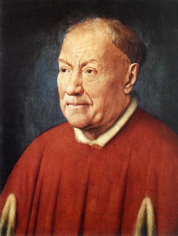 Portrait of Cardinal Niccolò Albergati  1431-32 by Jan Van Eyck Oil Painting reproduction