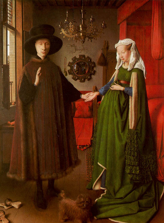 The Arnolfini Marriage, 1434  by Jan Van Eyck Oil Painting reproduction