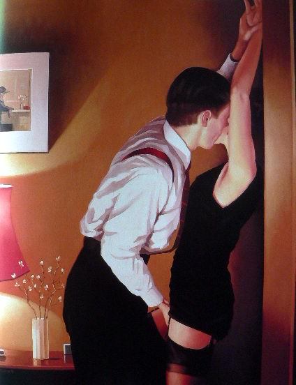 Game On by Jack Vettriano Oil Painting reproduction