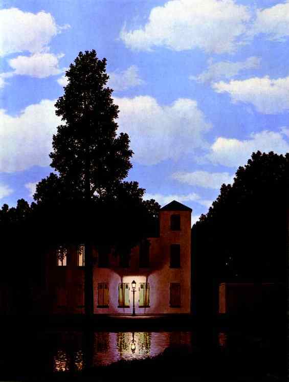 Bempire of lightsby Magritte Renee  Oil Painting reproduction