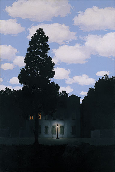 Empire of Light 1953-4 by Magritte Renee  Oil Painting reproduction