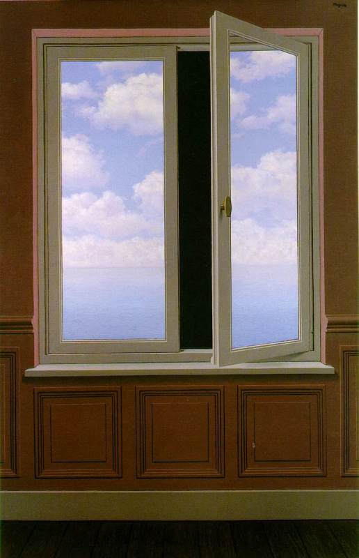 La lunette d'approche (The Telescope)  1963  by Magritte Renee  Oil Painting reproduction
