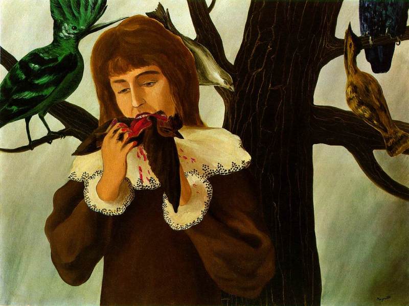 Pleasure  1926  by Magritte Renee  Oil Painting reproduction