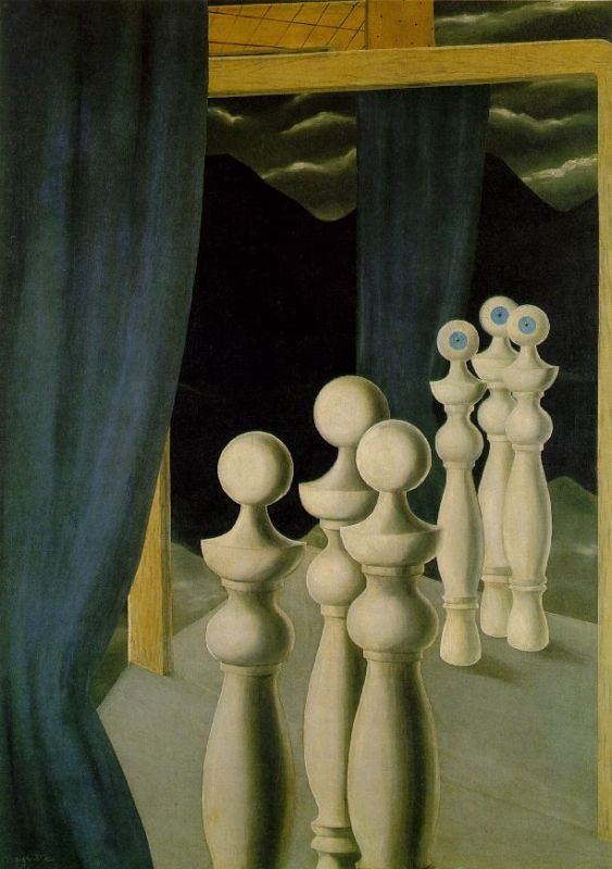 The Meeting  1926  by Magritte Renee  Oil Painting reproduction