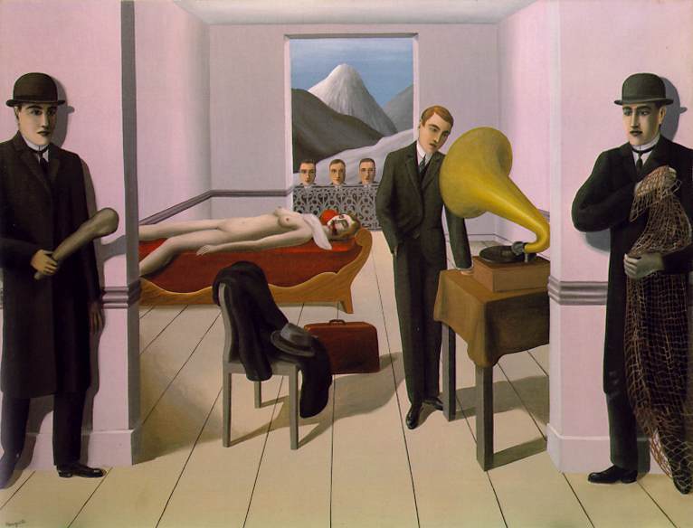 The Menaced Assassin  1926  by Magritte Renee  Oil Painting reproduction