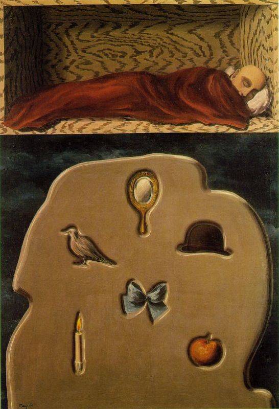  The Reckless Sleeper 1928  by Magritte Renee  Oil Painting reproduction