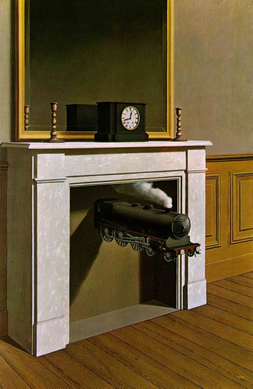 Time Transfixed  1939 by Magritte Renee  Oil Painting reproduction