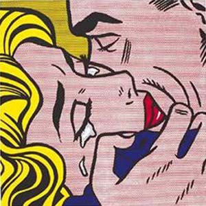 Kiss V, 1964 by Roy Lichtenstein Oil Painting reproduction