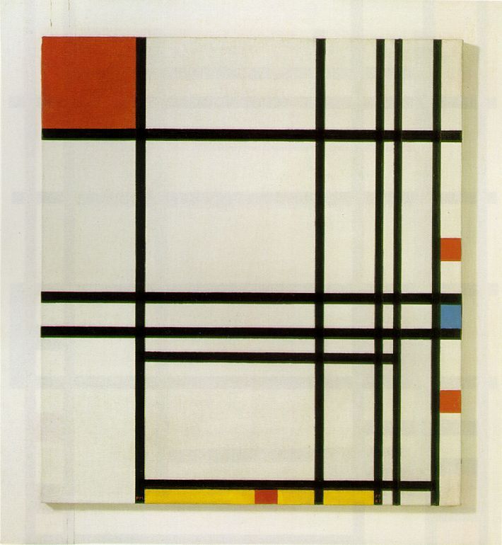 Composition No. 8  1939-42  by Piet Mondrian Oil Painting reproduction