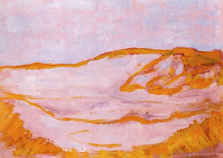 Dune IV.  Duin IV. 1909-10 by Piet Mondrian Oil Painting reproduction