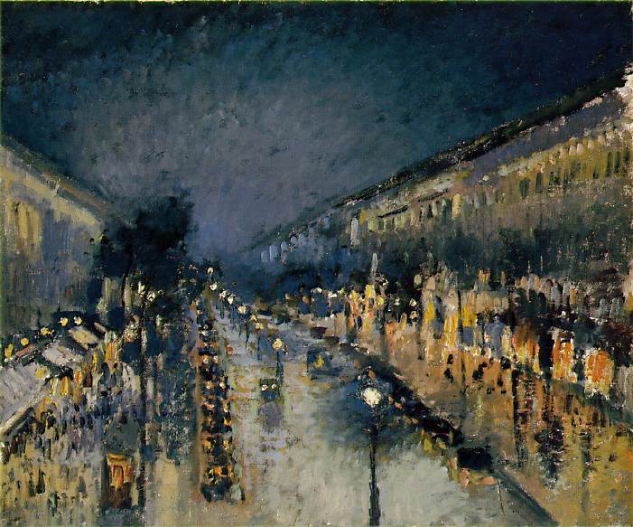Night  1897 by  Camille Pissarro Oil Painting reproduction