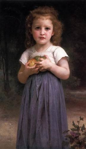 Jeune Fille et Enfant by William Bouguereau Oil Painting reproduction