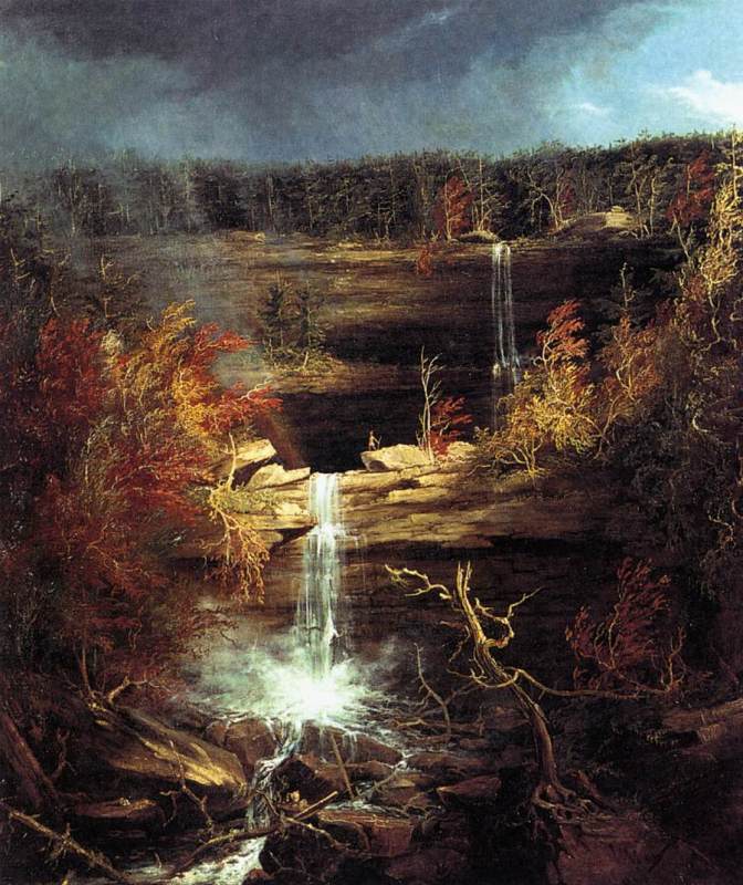 Falls of the Kaaterskill  1826 by Thomas Cole Oil Painting reproduction