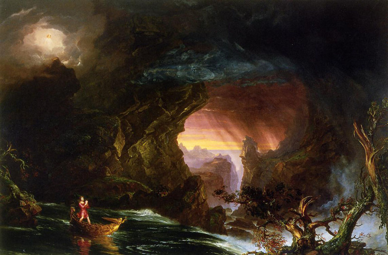 The Voyage of Life Manhood 1840 by Thomas Cole Oil Painting reproduction