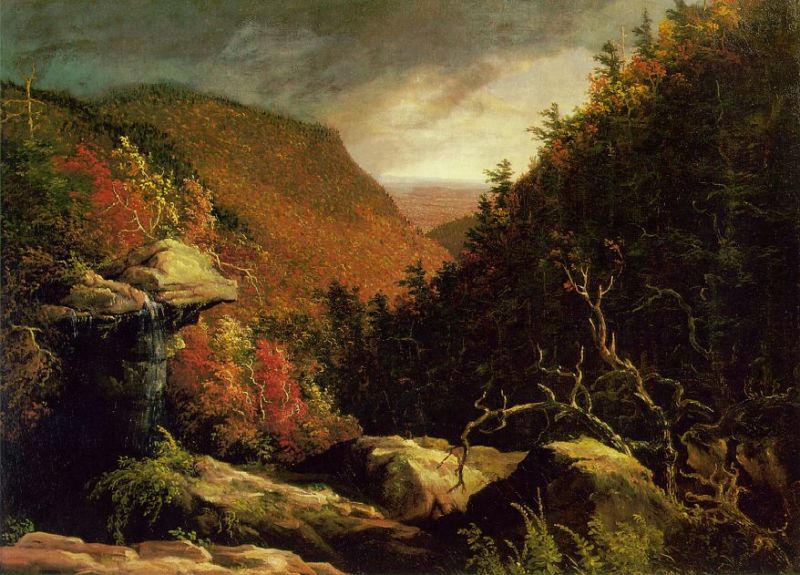 The Clove, Catskills  c.1827 by Thomas Cole Oil Painting reproduction