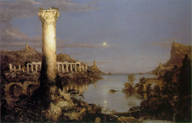 The Course of Empire, Desolation  1836 by Thomas Cole Oil Painting reproduction