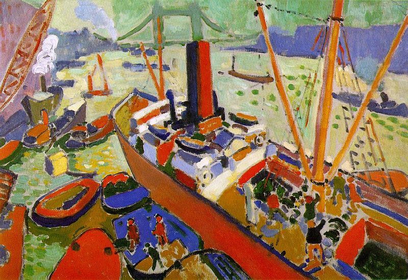 The Pool of London 1906 by Andre Derain Oil Painting reproduction