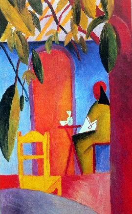 Turkisches Cafe II by August Macke Oil Painting reproduction