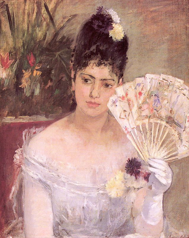 At the Ball  1875 by Berthe Morisot Oil Painting reproduction