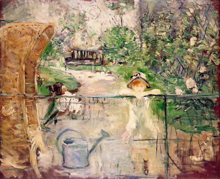 La hotte (The Basket-Chair) 1885  by Berthe Morisot Oil Painting reproduction