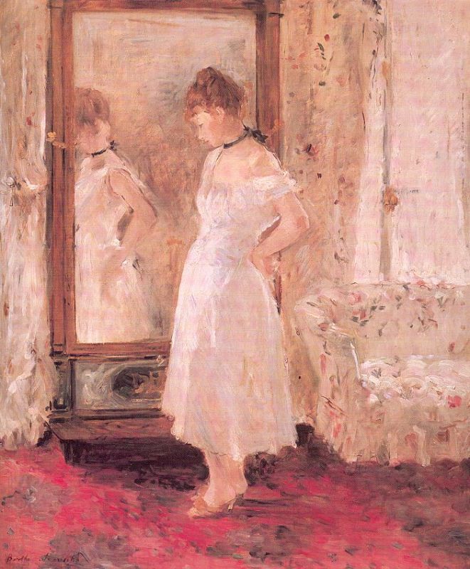 Psyche  1876 by Berthe Morisot Oil Painting reproduction