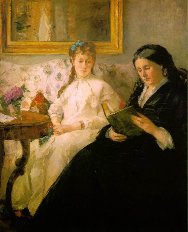 Reading 1869-1870 by Berthe Morisot Oil Painting reproduction