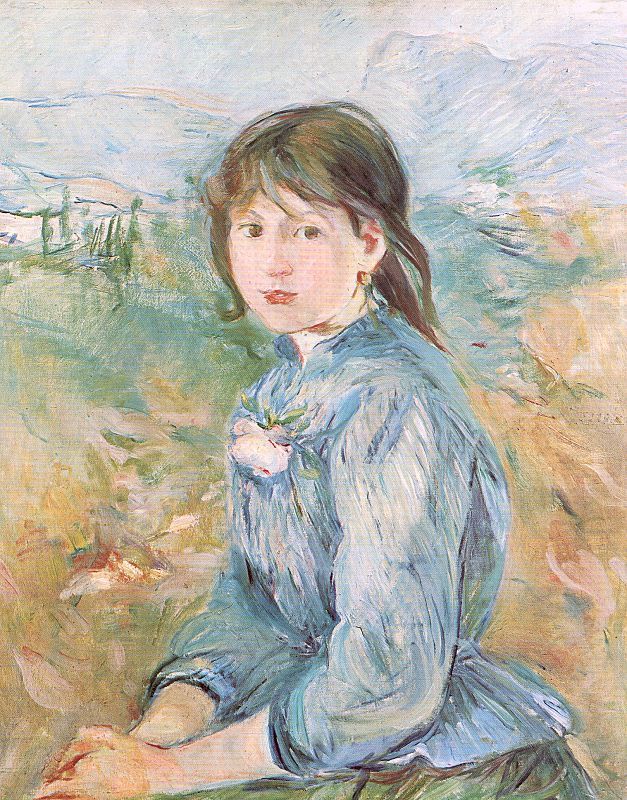 The Little Girl From Nice   1888-89 by Berthe Morisot Oil Painting reproduction