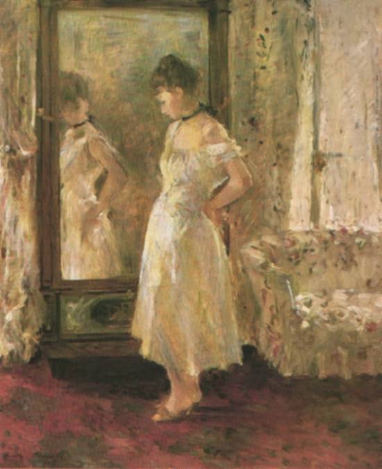 The Psyche  1876 by Berthe Morisot Oil Painting reproduction