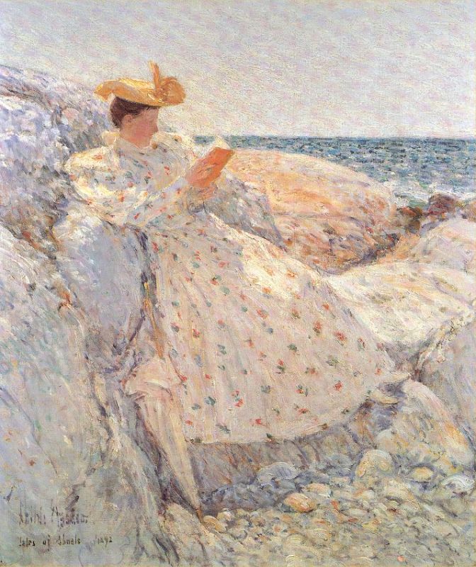 Summer Sunlight   1892 by Childe Hassam Oil Painting reproduction