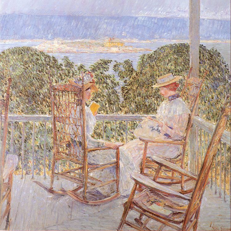 Ten Pound Island   1896 by Childe Hassam Oil Painting reproduction
