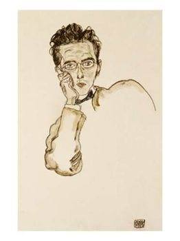 Portrait of the Art Dealer Paul Wengraf, 1917  by Egon Scheile Oil Painting reproduction