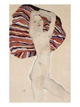 Act Against Coloured Material, 1911  by Egon Scheile Oil Painting reproduction