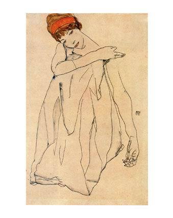 Die Tanzerin by Egon Scheile Oil Painting reproduction