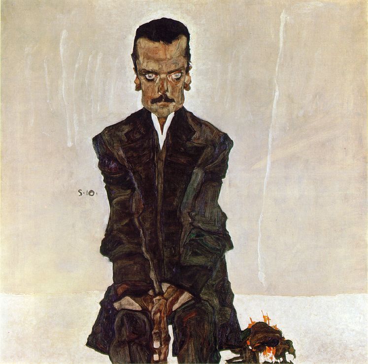 Eduard Kosmack 1910 by Egon Scheile Oil Painting reproduction