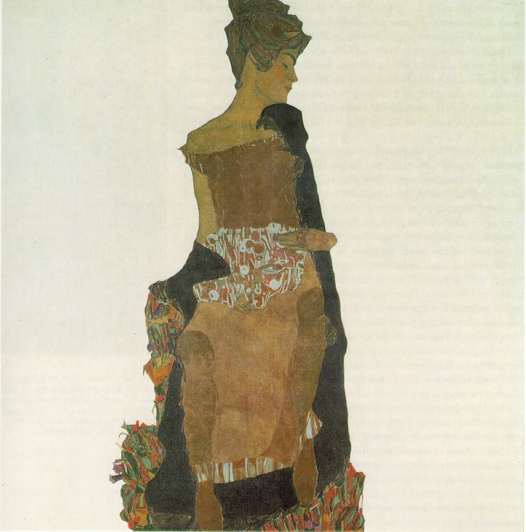 Gerti Schiele  1909 by Egon Scheile Oil Painting reproduction