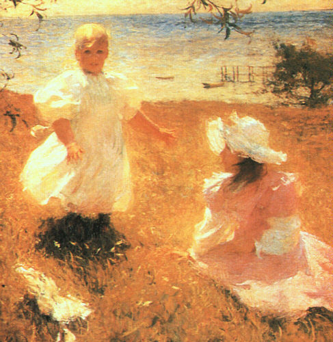 The Sisters, 1899 by Frank Weston Benson Oil Painting reproduction