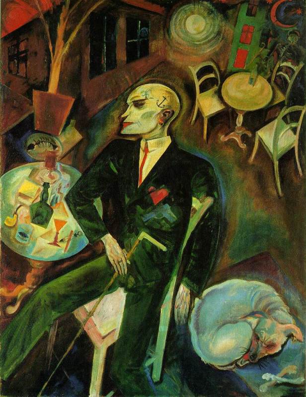 The Lovesick Man  1916 by George Grosz Oil Painting reproduction