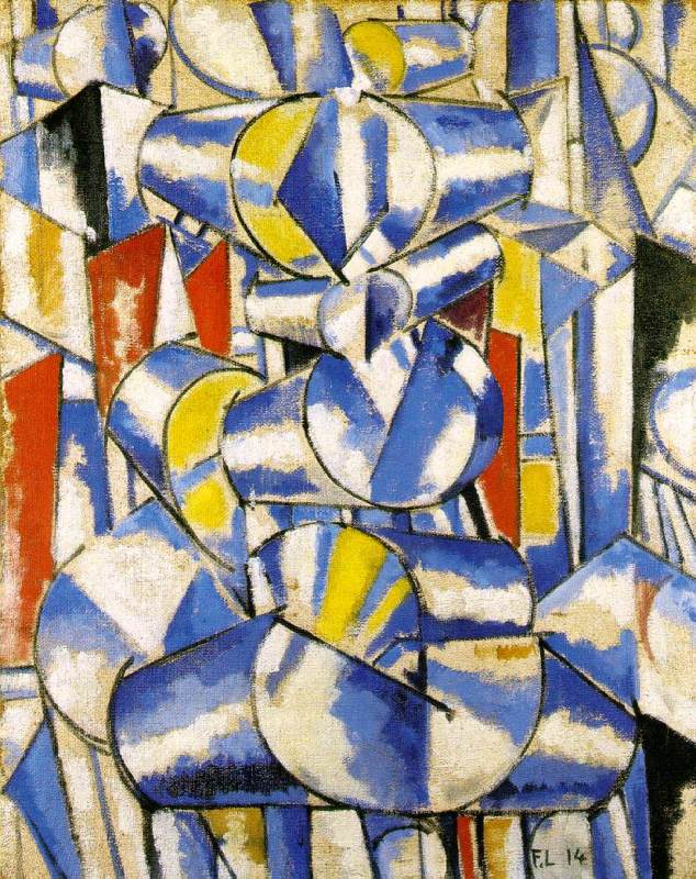 Contrasted Forms  1914   by Fernand Leger Oil Painting reproduction
