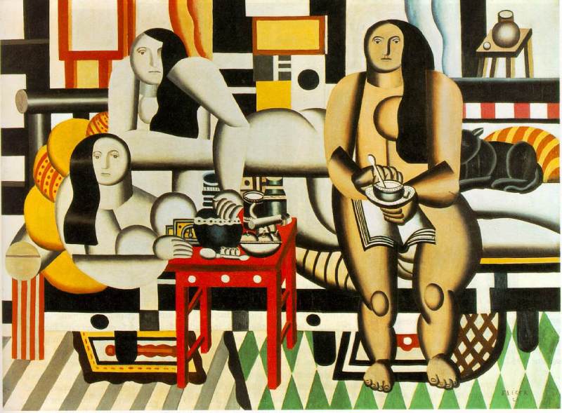 Three Women  1921  by Fernand Leger Oil Painting reproduction