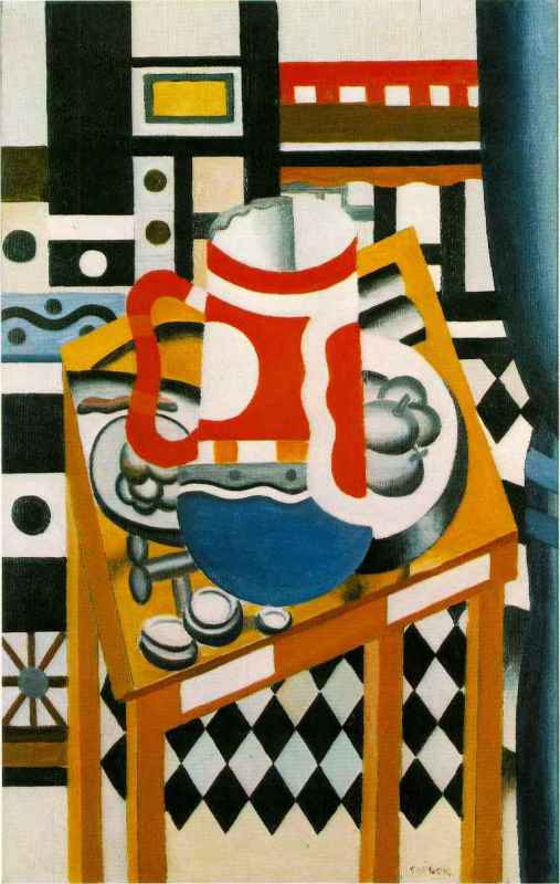 Still Life with a Beer Mug  1921 by Fernand Leger Oil Painting reproduction