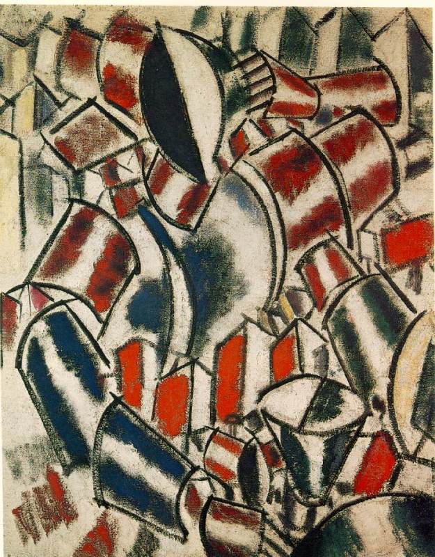Seated Woman  1913  by Fernand Leger Oil Painting reproduction