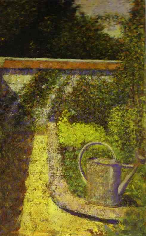 Watering Can. c. 1883  by Georges Seurat Oil Painting reproduction