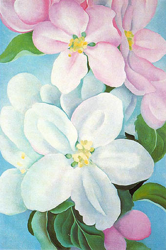 Apple Blossoms 1930 by Georgia O'Keeffe Oil Painting reproduction