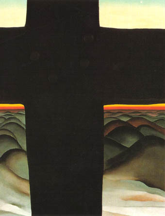 Black Cross New Mexico 1929  by Georgia O'Keeffe Oil Painting reproduction