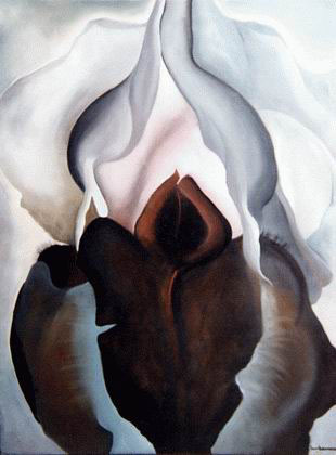 Black Iris  by Georgia O'Keeffe Oil Painting reproduction