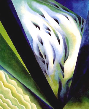 Blue and Green Music 1919  by Georgia O'Keeffe Oil Painting reproduction