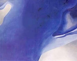 Blue  by Georgia O'Keeffe Oil Painting reproduction