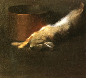 Dead Rabbit and Copperpot by Georgia O'Keeffe Oil Painting reproduction