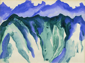 Machu Pichy (Peruvian Landscape)  by Georgia O'Keeffe Oil Painting reproduction