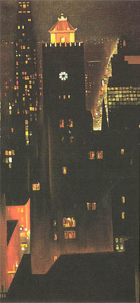 New York Night 1928-29 by Georgia O'Keeffe Oil Painting reproduction